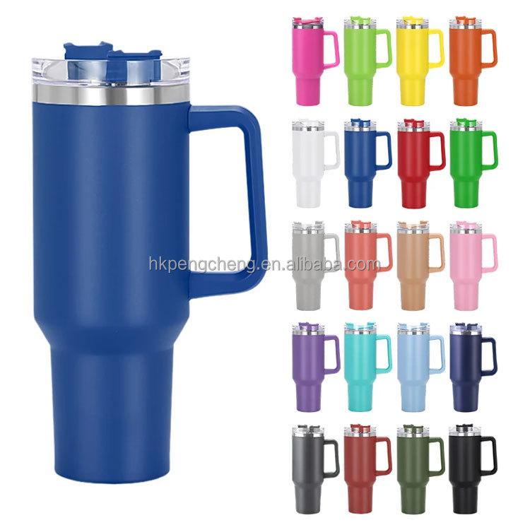Stanley Cup 40 Oz Custom Logo Stainless Steel Tumbler Travel Mug With Handle, Hello Kitty Cup