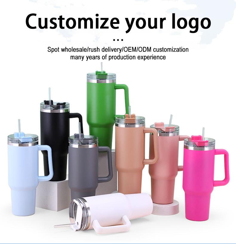 Office Mug Water Bottle Beautiful 40 Oz Wagon Outdoor Custom Coffee Tumbler Coffee Cup With Lid Handle 40 Oz