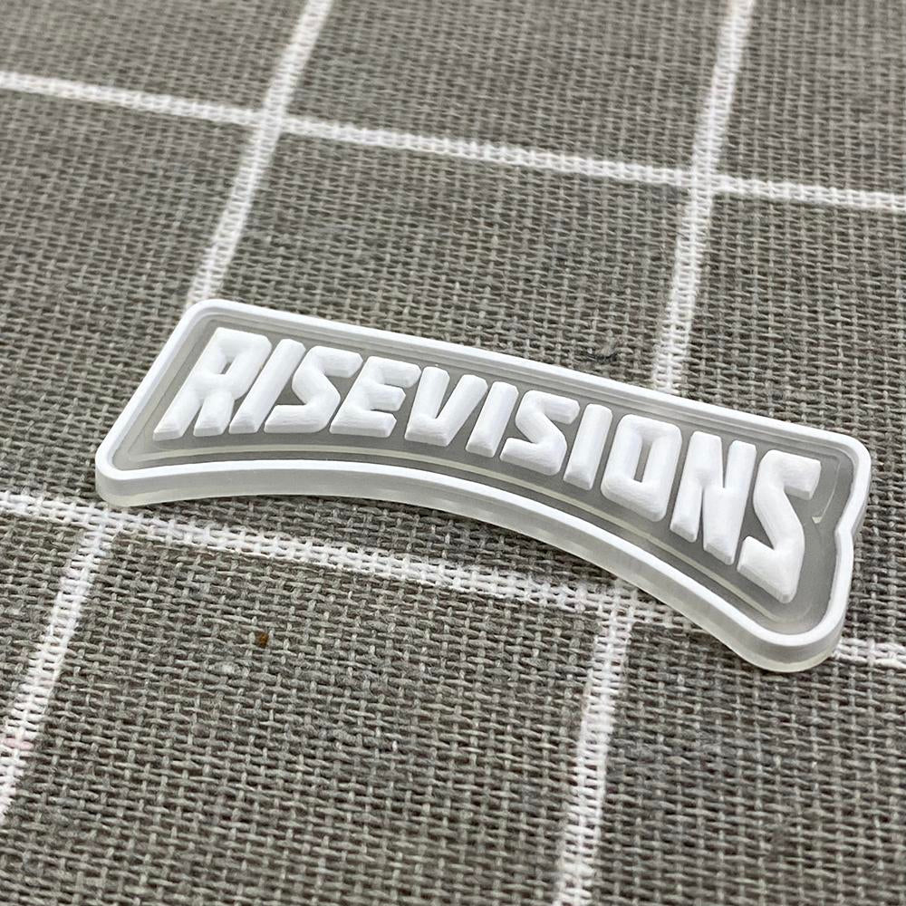 Hat PVC Patch Custom Logo Hot Press Sewing Iron Embossed Rubber Badge Silicone Soft 2D 3D Rubber PVC Patch Clothing