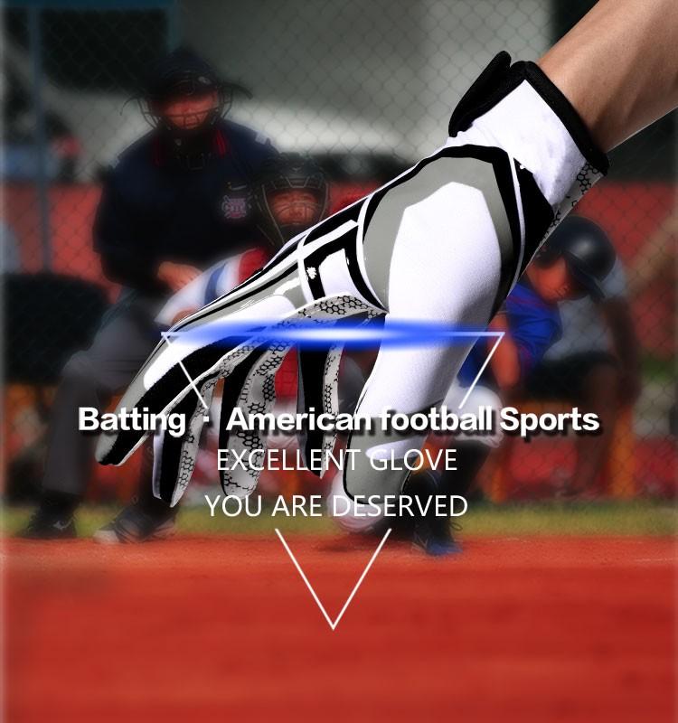 HBG 1071 Baseball Gloves Comfortable Breathable Silicone Non-Slip Batting Gloves