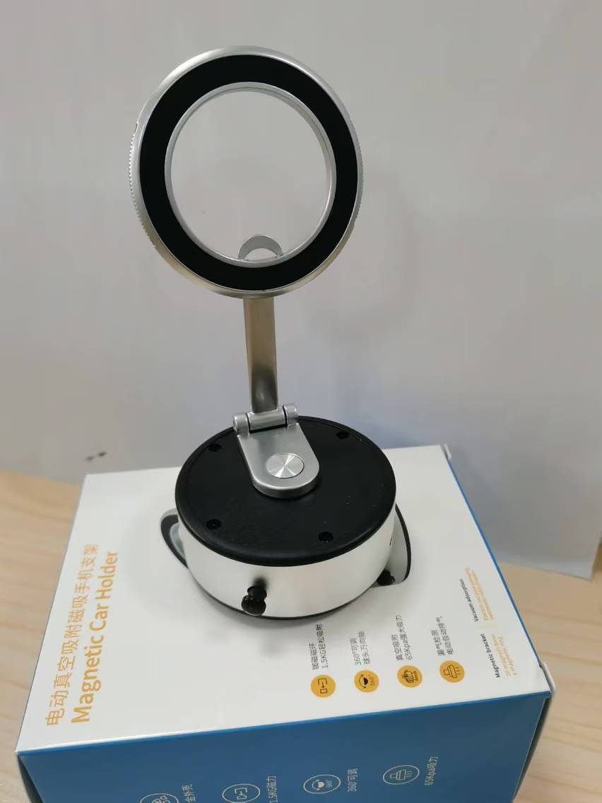 360 Degree Rotating Stable Glass Vacuum Suction Vacuum Battery Mobile Desk Stand Car Magnetic Phone Holder