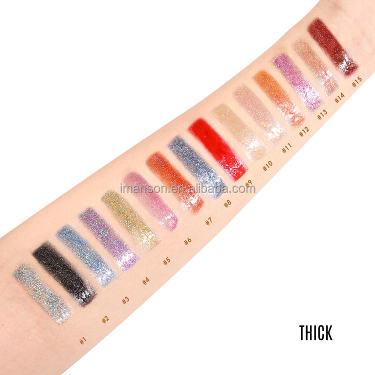 Wholesale OEM Diamond Lip Gloss Makeup High Gloss Hologram Glitter Lip Gloss
