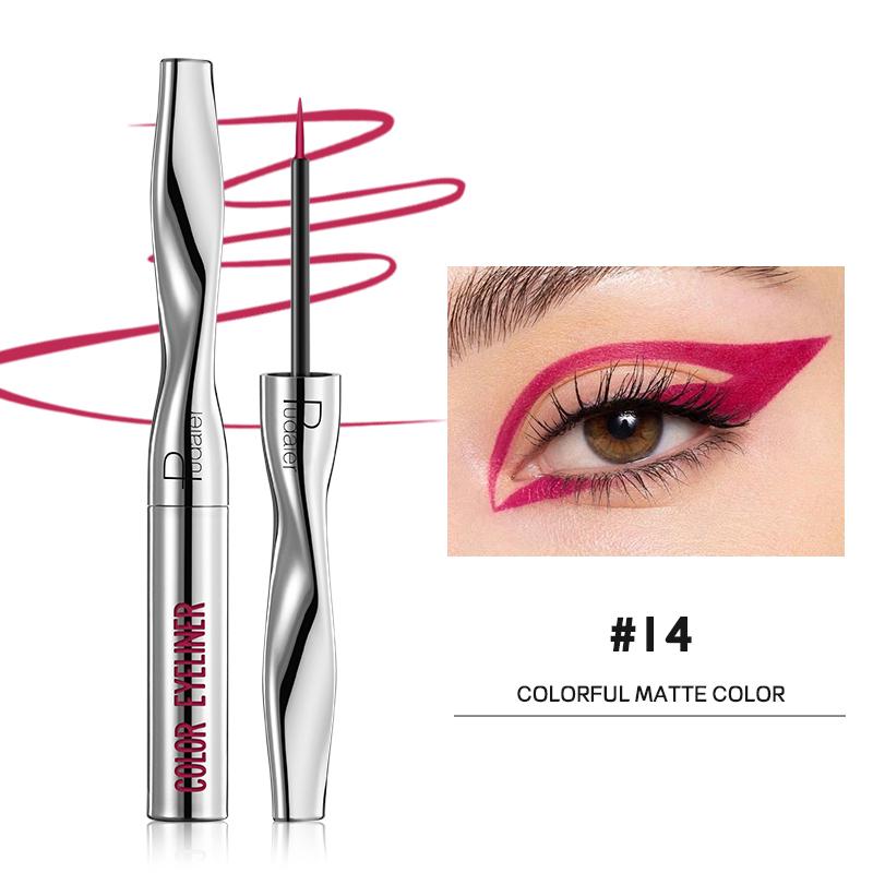 Wholesale Matte Eyeliner Lasting Waterproof Vegetarian Color Eyeliner Pencil Quick Dry Liquid Eyeliner Private Label