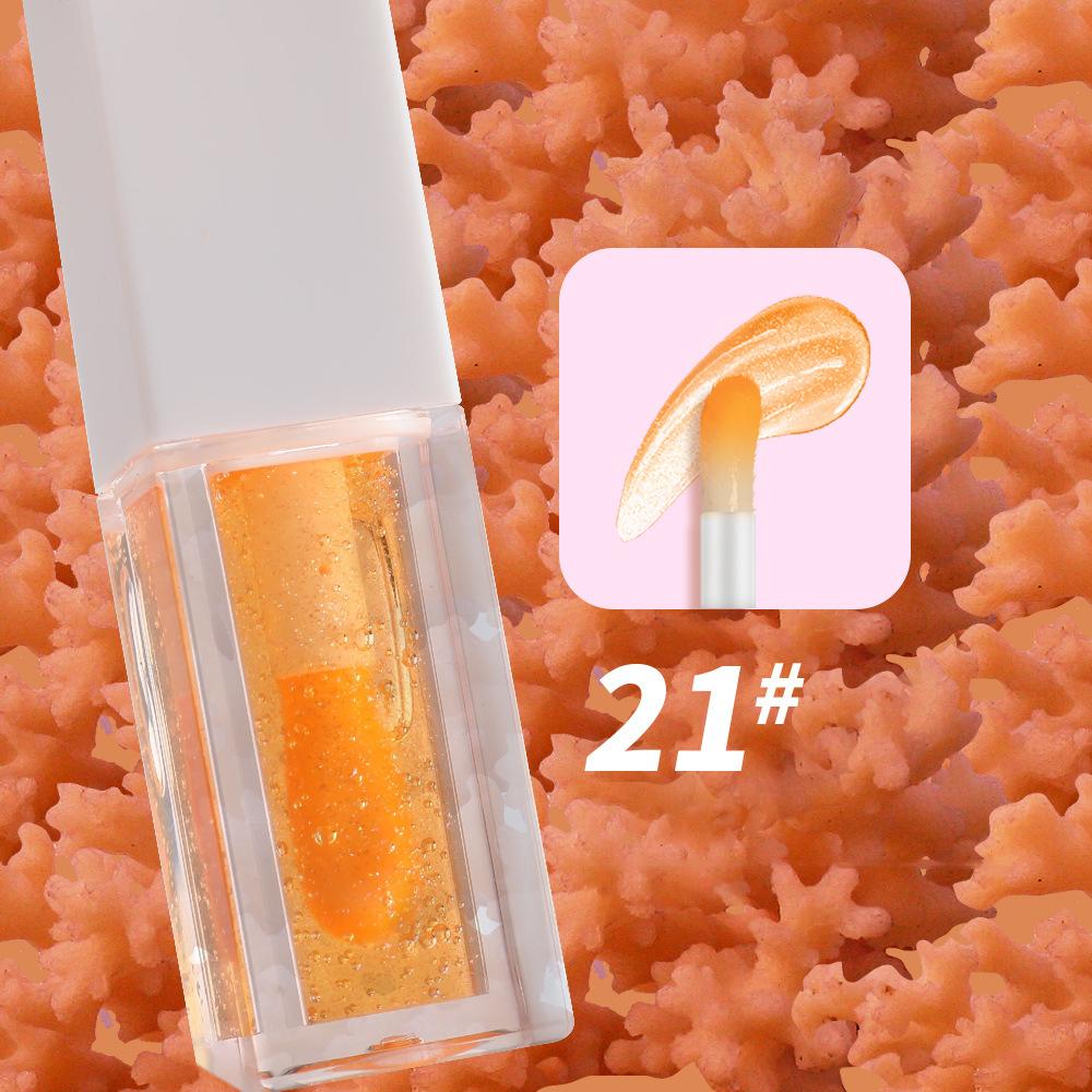 Wholesale Mini Plump Moisturizing Tone Magic Lip Oil Vegetarian Fruit Shimmer Lip Oil Private Label Liquid Clear Lip Gloss