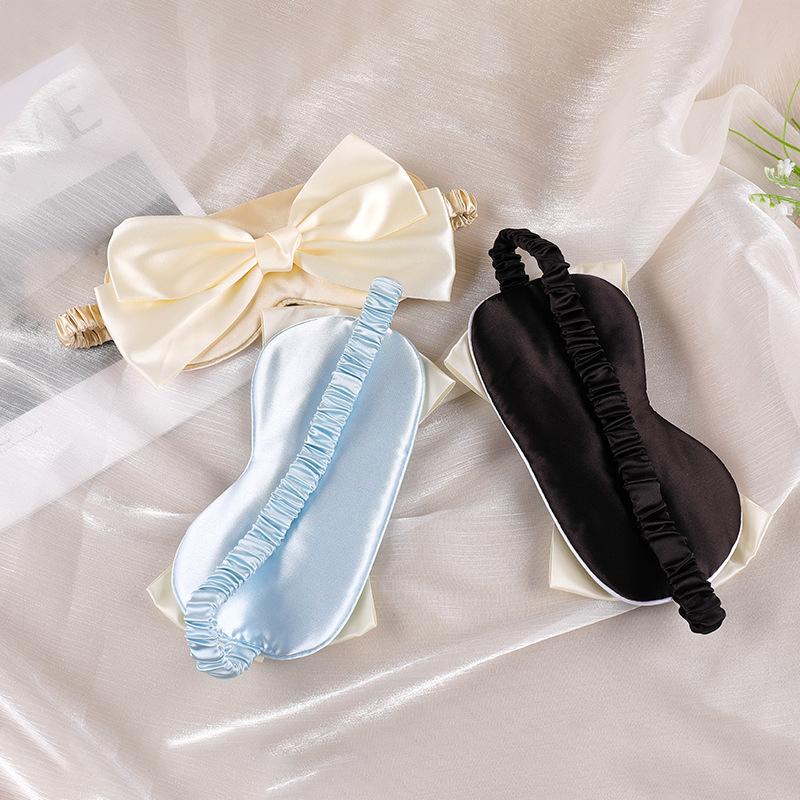 2024 New Bow Eye Mask Gift Silk Eye Mask & Accessories