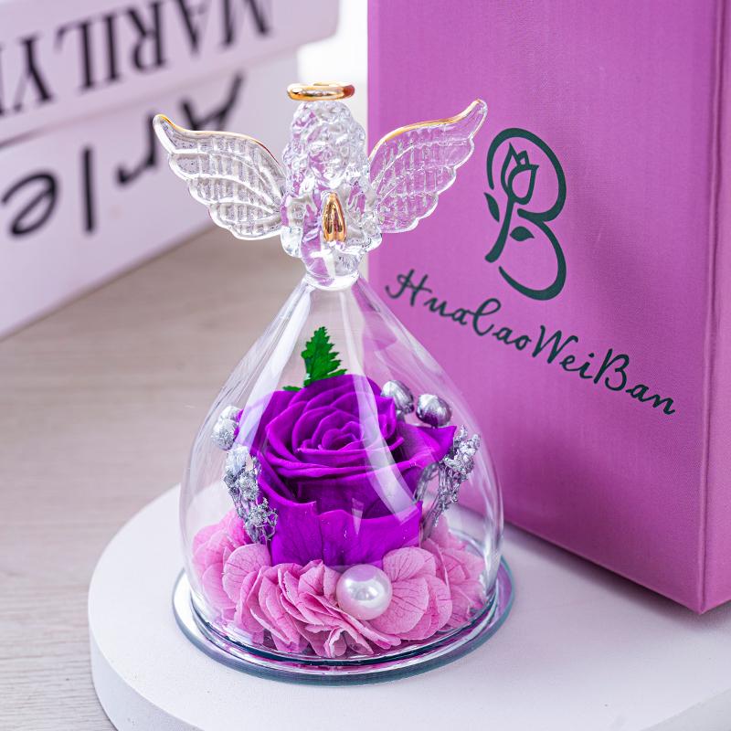 Valentine's Day Special A Different Eternal Rose Preserved Girl Flower Plant