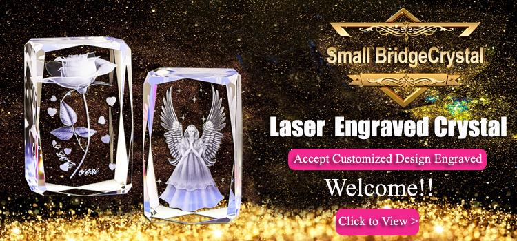 India India Ganesh High Quality New Design 3d Laser Crystal Crafts