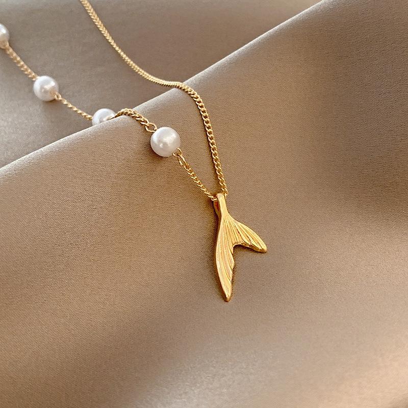 Cadena Para Mujer 18k Gold Plated Butterfly Heart Shaped Clover Custom Women's Necklace Stainless Steel Jewelry Necklace