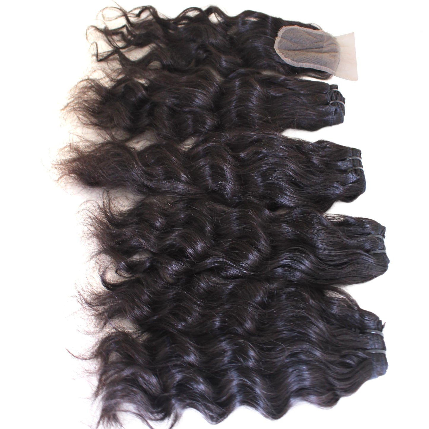 100% Natural Eco-Friendly Human Hair Belt Closure Suit Beautiful Body Wave Remi High Clear Lace Wig Long Transparent Lace
