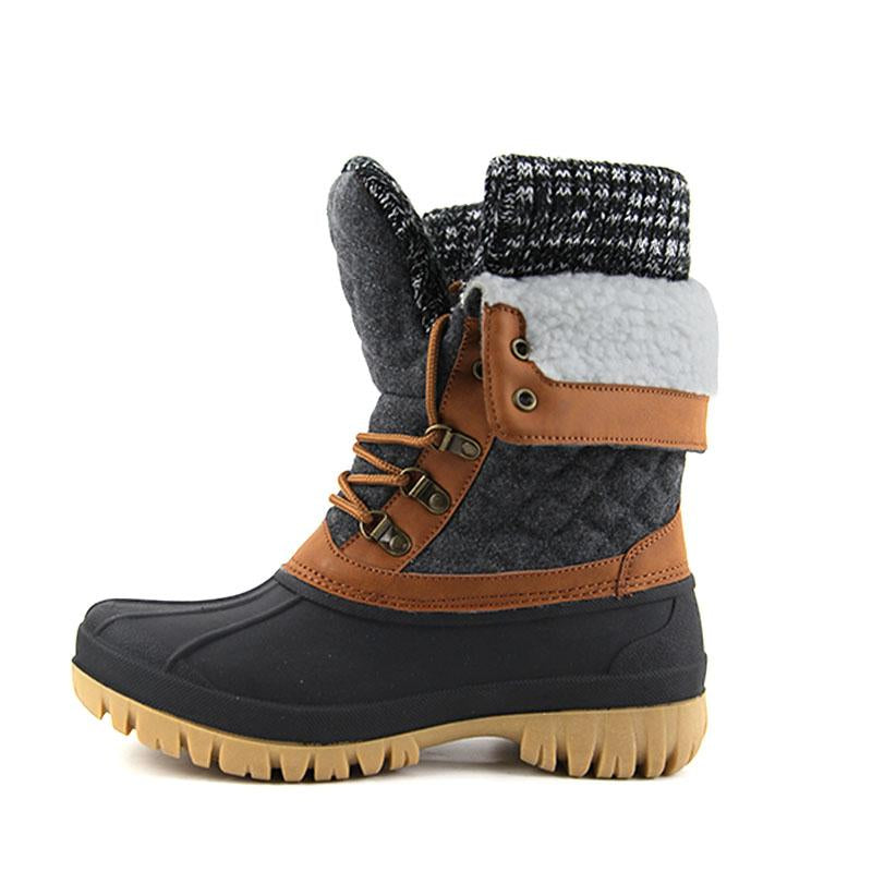 Comfortable Thermal Insulation Women's Waterproof Winter Cold Weather Snow Boots Women's Outdoor Fashion Duck Boots