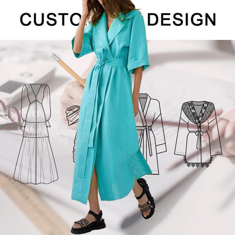 Autumn 2024 Clothing Boutique European Women's Floral Floral Loose Long Mediocre Formal Maxi Vestibule Women's Casual Women's Clothing