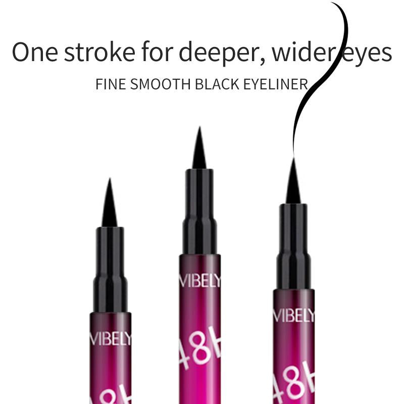 New Fashion Wholesale Makeup Thin Smooth Eyeliner Liquid Durable Waterproof Eyeliner Pen