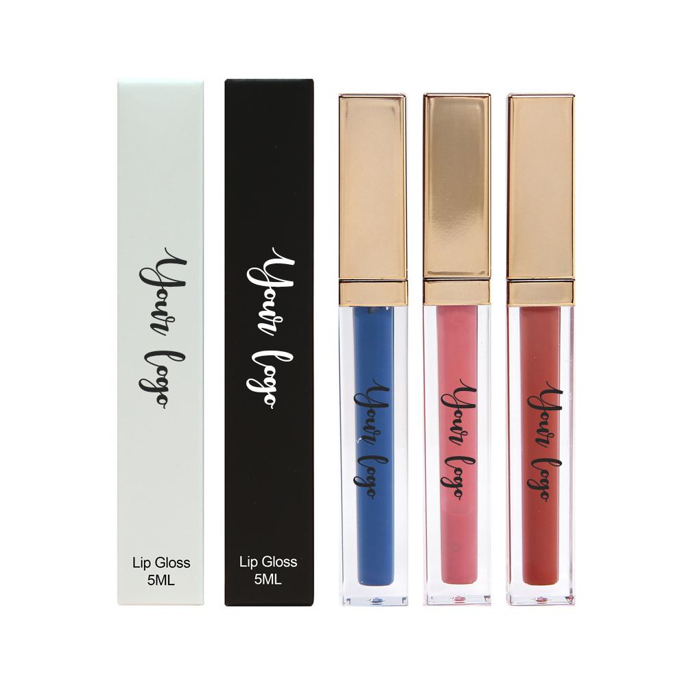 Cosmetic Lip Gloss Packaging Supplier Hot Sale Liquid Lipstick Fashion Bulk Custom Logo Matte Lip Gloss Suit