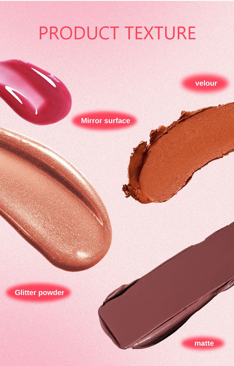 Sexy Women Lip Gloss Oil Color Dye Glaze Lasting Lipstick Butter Gloss Light Color Lipstick Shiny Pure Lip Cup