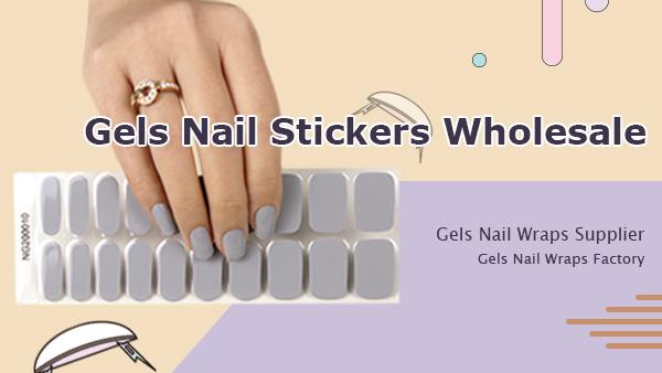 2025 Wholesale Amazon Best Selling New Brand UV Gel Nail Polish Nail Wraps Gel Varnish Nail Polish Sticker