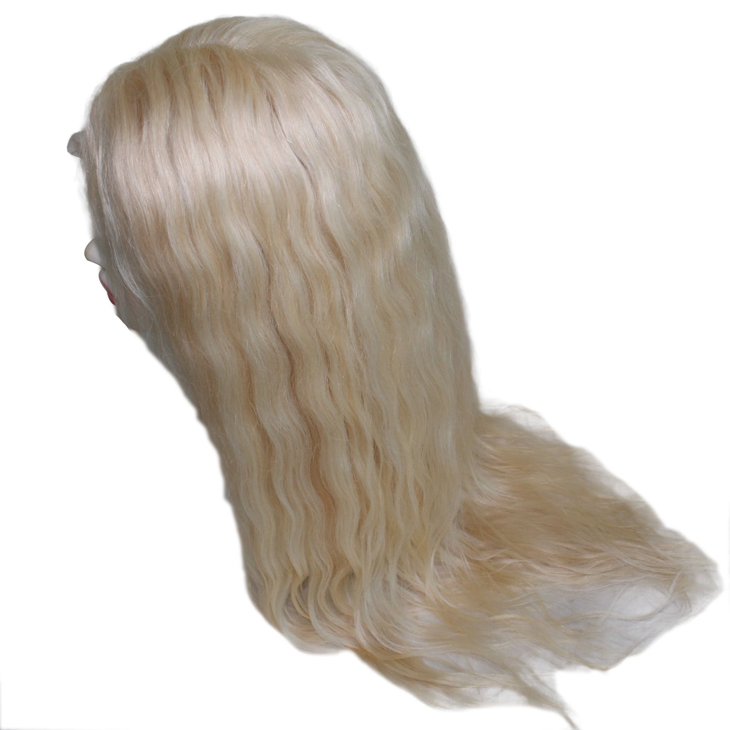 Beautiful 100 Natural Environmental Friendly Human Hair Belt Closed Suit Body Wave Remi High Clear Lace Wig Long Transparent Lace