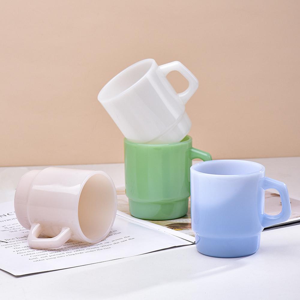 GDGLASS Custom Wine Set Jade Tea Cup Borosilicate Coffee Cup With Handle Glass