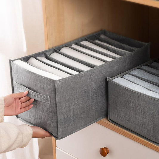 Hot Selling Clothes Storage Wardrobe Jeans Storage Box Foldable Non-woven Clothes Toy Storage Box