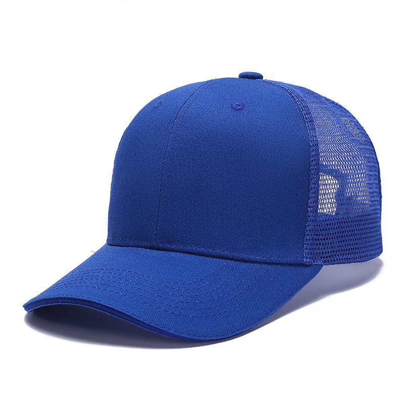 Wholesale Custom Logo Adjustable Size Cotton Snapshot Mesh Hat Men And Women Outdoor Sports Running Mesh Baseball Cap
