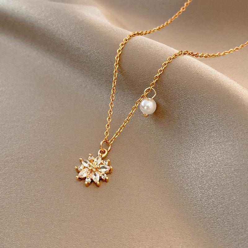 Cadena Para Mujer 18k Gold Plated Butterfly Heart Shaped Clover Custom Women's Necklace Stainless Steel Jewelry Necklace
