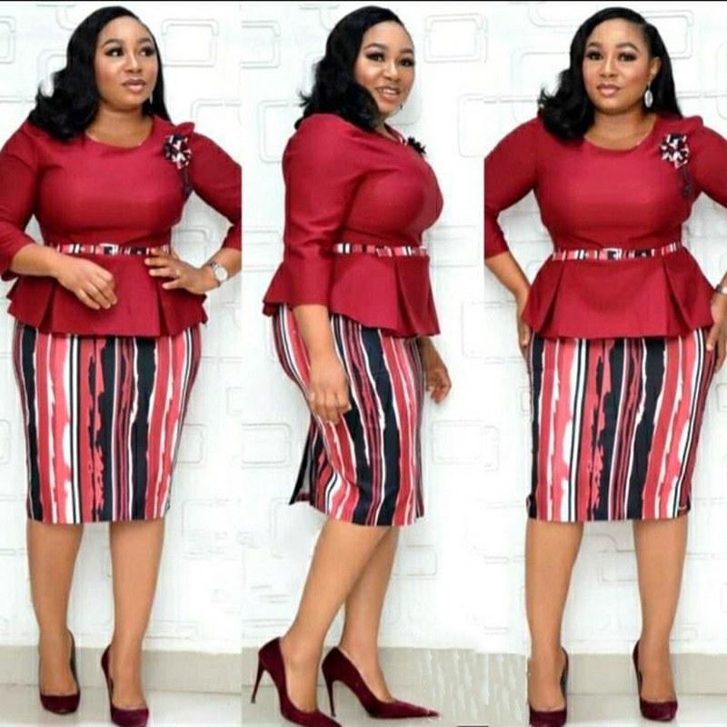 Plus Size 6XL Women African Turkey Women Office Belt Long Sleeve Dress Women Elegant Office Dress Belt Belt