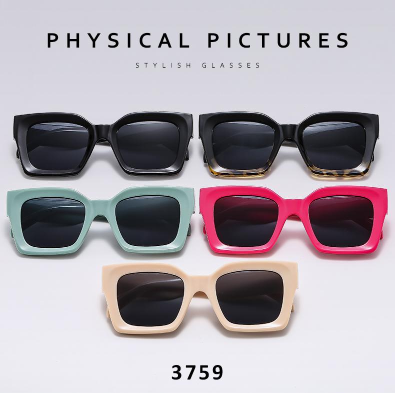 New Listing Retro Women Sunglasses Retro Style Brand Design Box Metal Decorative Sunglasses UV400