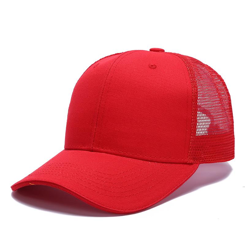Wholesale Custom Logo Adjustable Size Cotton Snapshot Mesh Hat Men And Women Outdoor Sports Running Mesh Baseball Cap