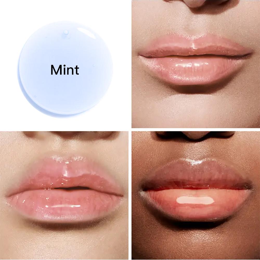 Big Brush 7 Color Changing Lip Oil Moisturizing Seasoning Fruit Transparent Vegetarian Private Label Pink Lip Gloss Lip Gloss