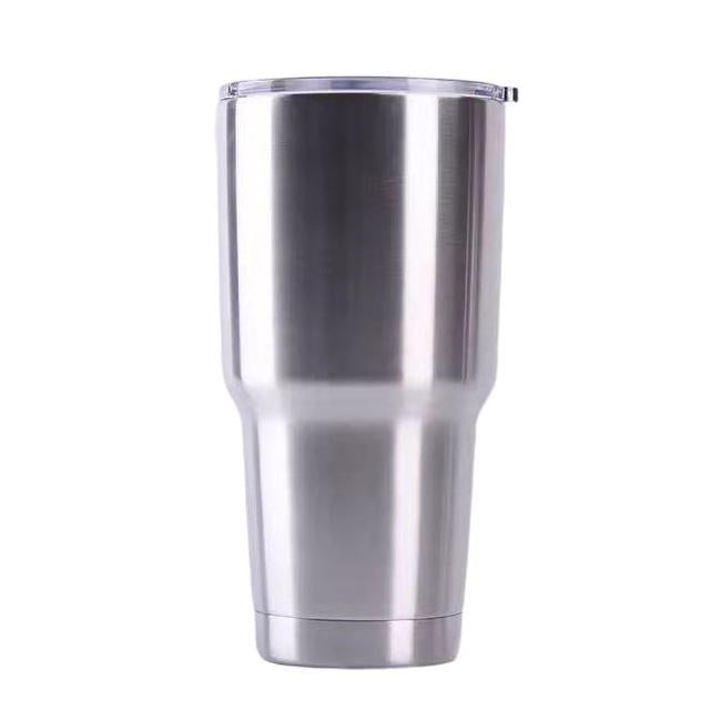 Custom Logo Powder Coated Metal Cup Double Wall Vacuum Insulated Stainless Steel 20 Oz 30 Oz Car Tumbler Cup Travel Coffee Mug