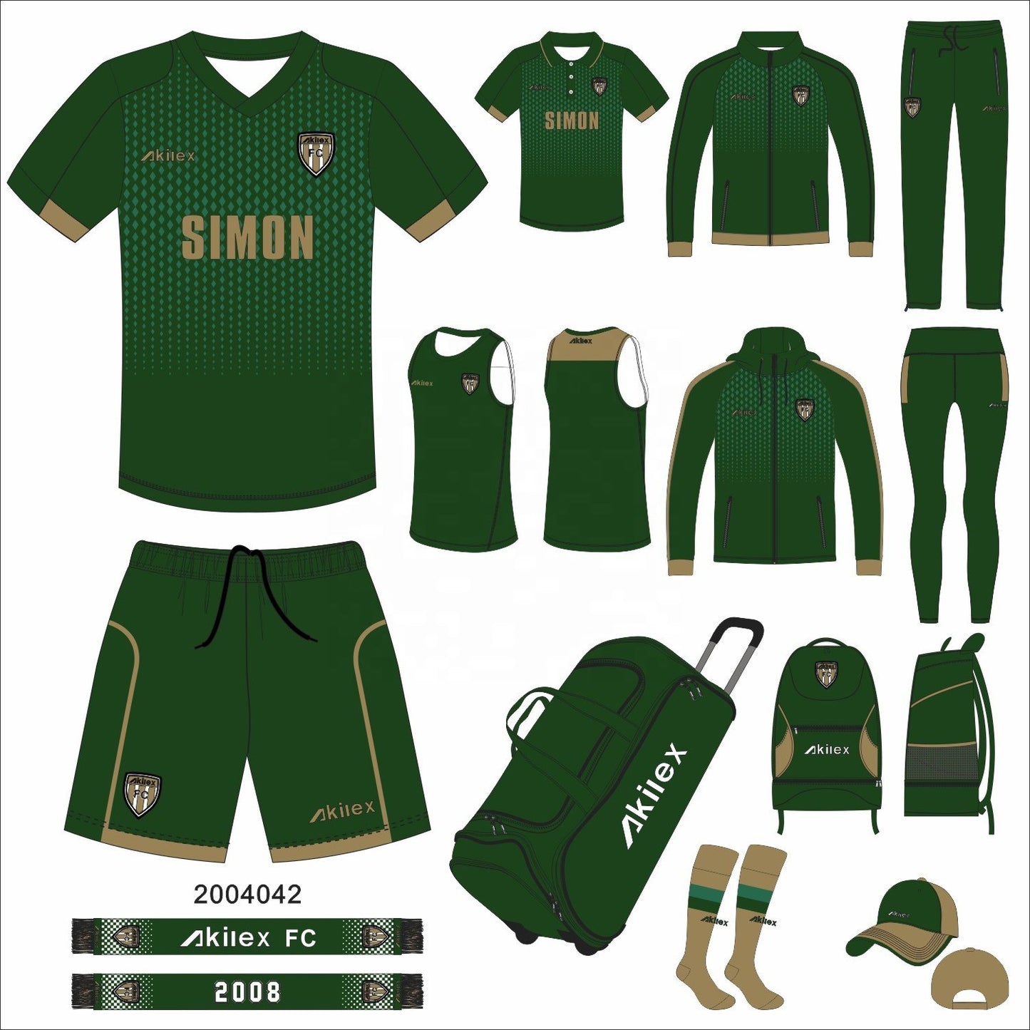 Custom New Design High Quality Factory Original Soccer Full Set Soccer Team Uniform Training Men Soccer Set For Sale
