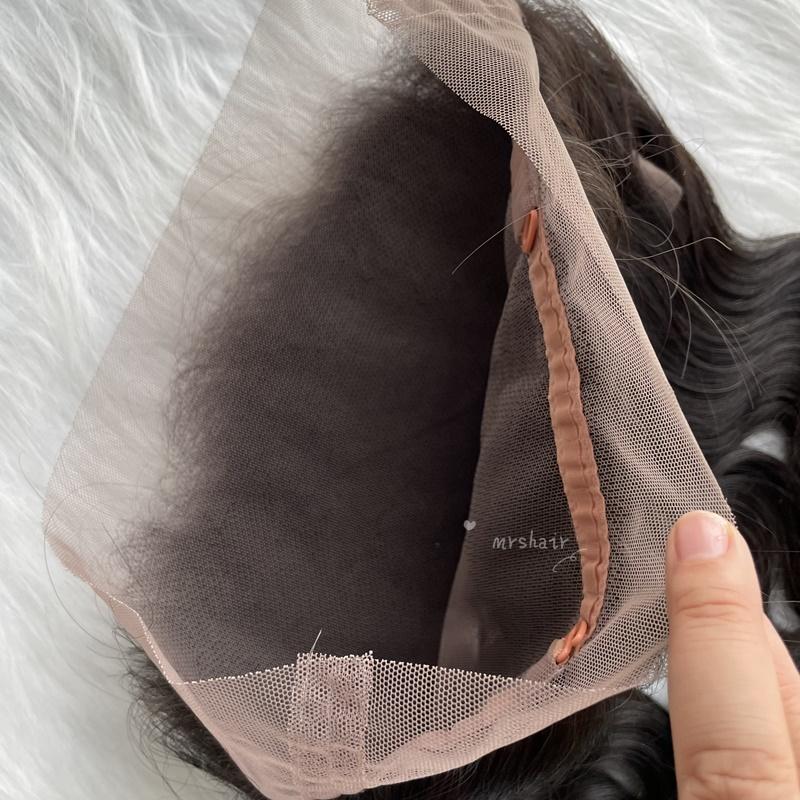 Raw Indian Hair Supplier 360 Lace Front Closure Package Hair With HD Lace Closure Natural Human Hair Bundle With Closure Suit