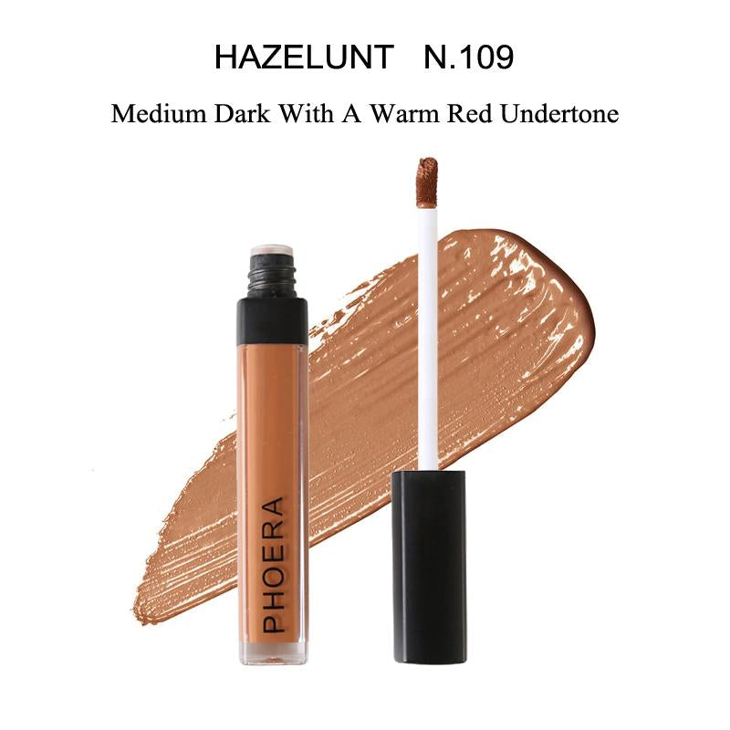 PHOERA Full Cover Liquid Concealer Base Maquiagem Matte Concealer Maquillaje