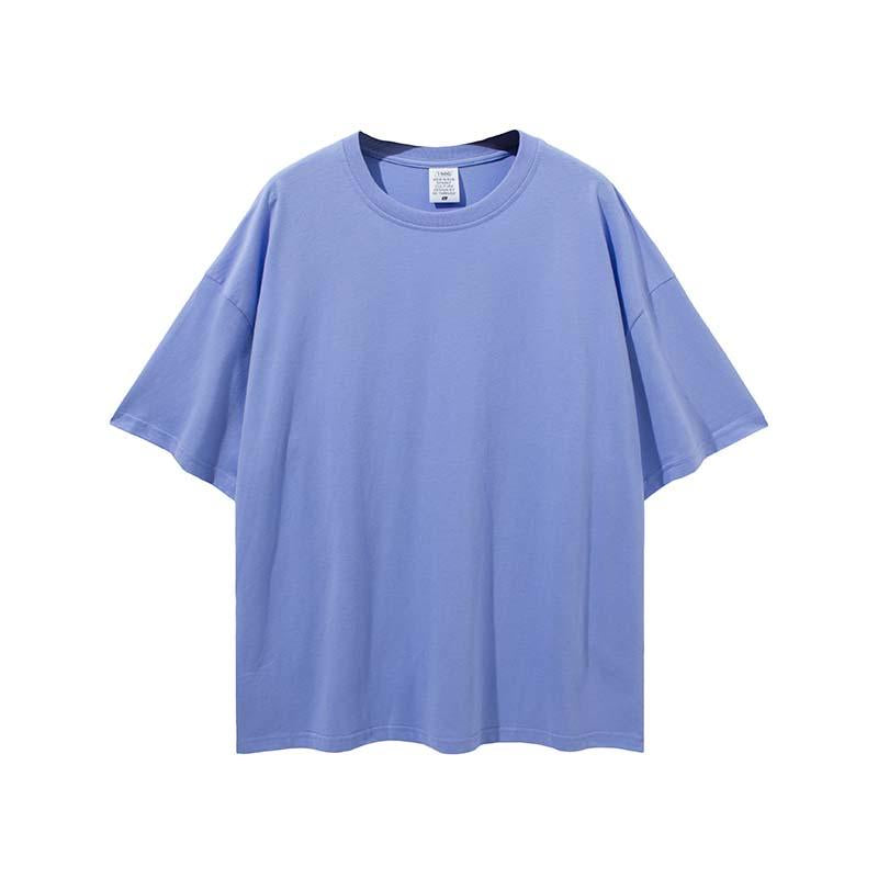 Custom Men's Oversized T-Shirt Printed Logo 100 Cotton Plus Size T-Shirt Large High T-Shirt Loose Fit Men's T-Shirt