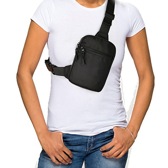 Custom Logo Mobile Phone Wallet Small Crossbody Chest Bag Men's Unisex Messenger Nylon Shoulder Side Bag Men's Small Bag