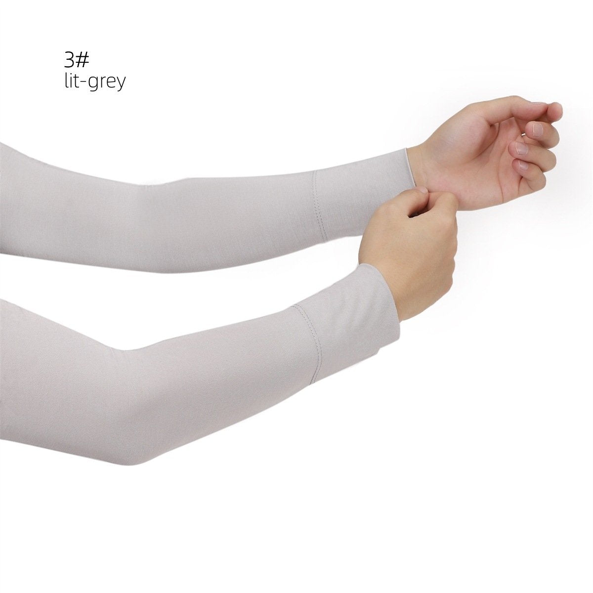 2024 Newest Wholesale Modal Cotton Anti-Glare Sleeve Women Outdoor Sports Elastic Elastic Cool Long Arm Sleeve