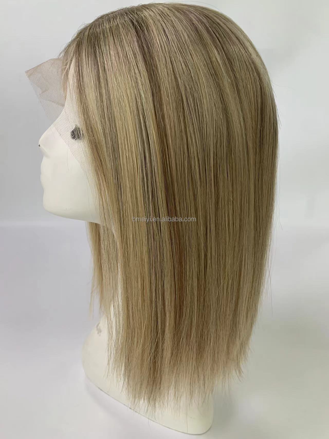 Longhu Natural Wig Front Human Hair Glue-free Wig Russian Hair Jewish Wig