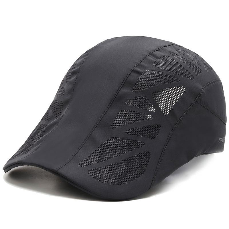 New Breathable Mesh Newsboy Cap Printed Logo Custom Men's Casquette Homme Cap Newsboy Cap Men's Baseball Cap