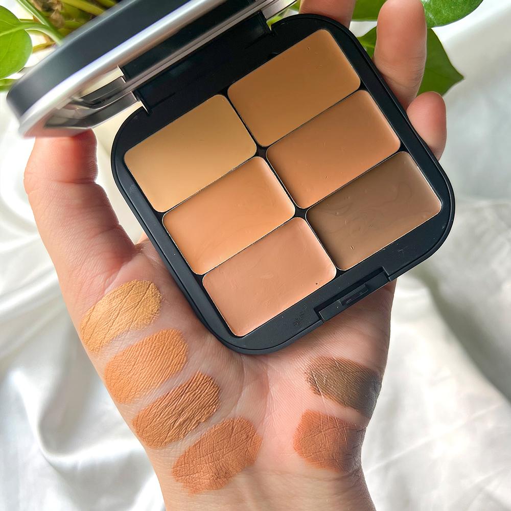 6 Color Matte Waterproof Concealer Palette Private Label Full Cover Concealer OEM