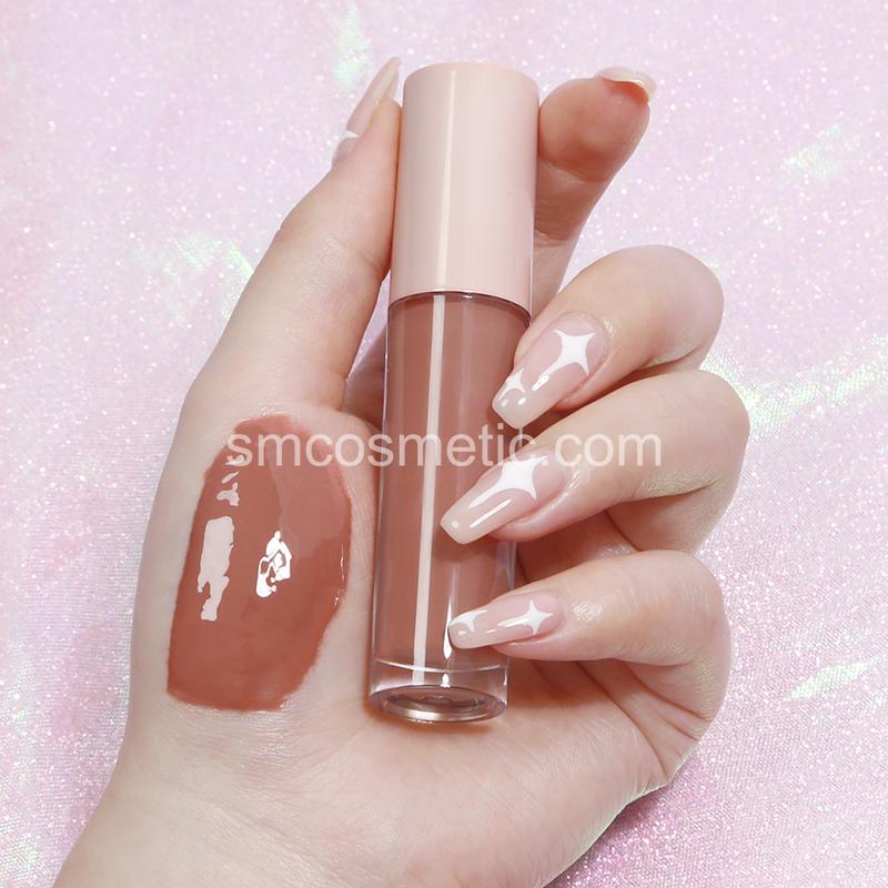 Wholesale New Design Mini Lip Gloss Cosmetic Moisturizing Liquid Lip Gloss Plain Glitter Lip Gloss Shiny Lip Gloss