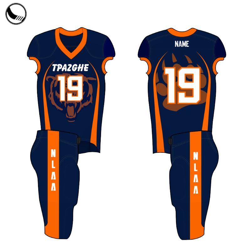 BETHERIVAL Sublimation American Football Jersey Model
