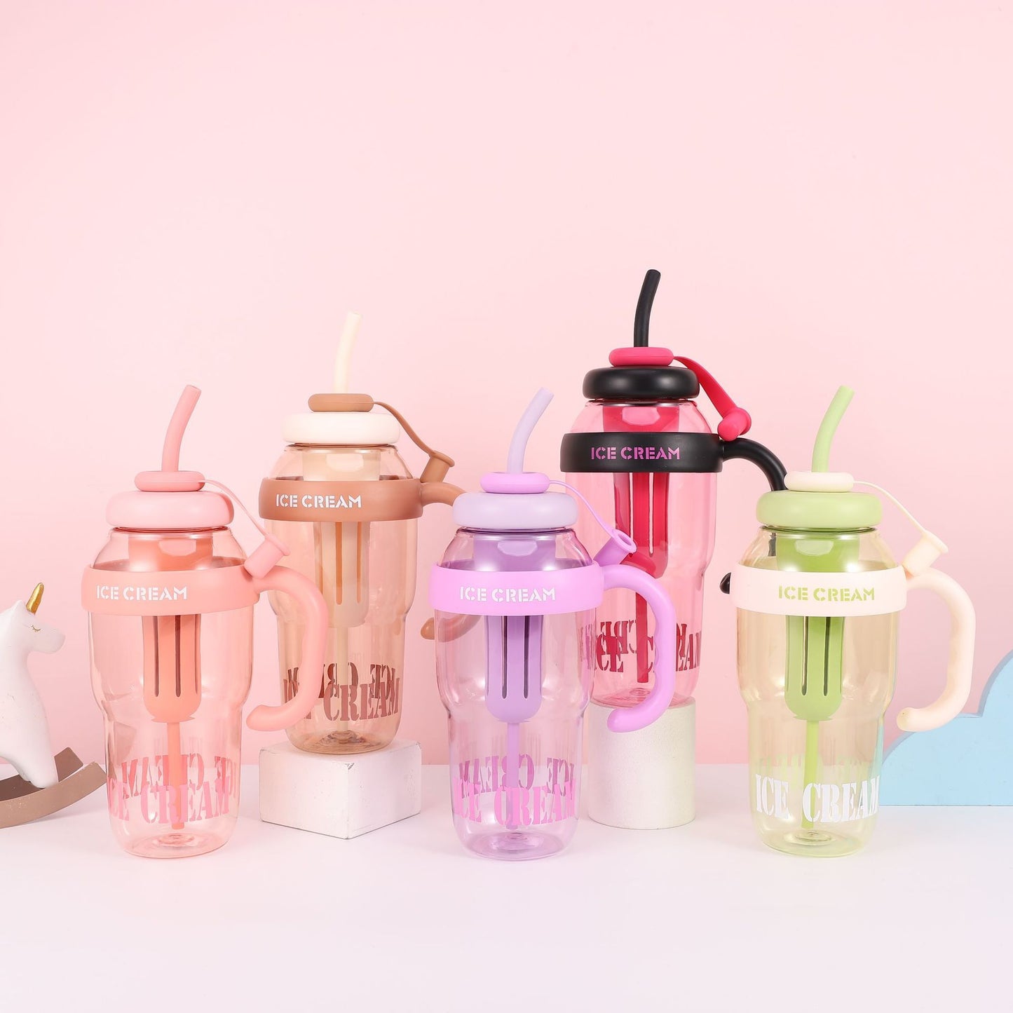 Large Capacity 40 Oz Tumbler With Handle And Straw Water Bottle With Infuser Best Selling Product 2024