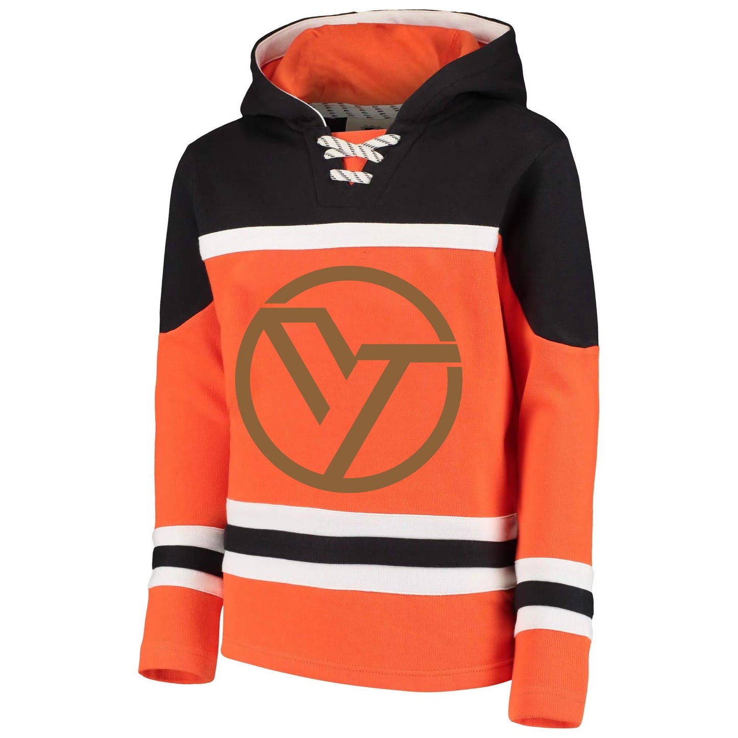 Wholesale Custom Sublimation Embroidered Logo Blank Hockey Sweatshirt Hoodie