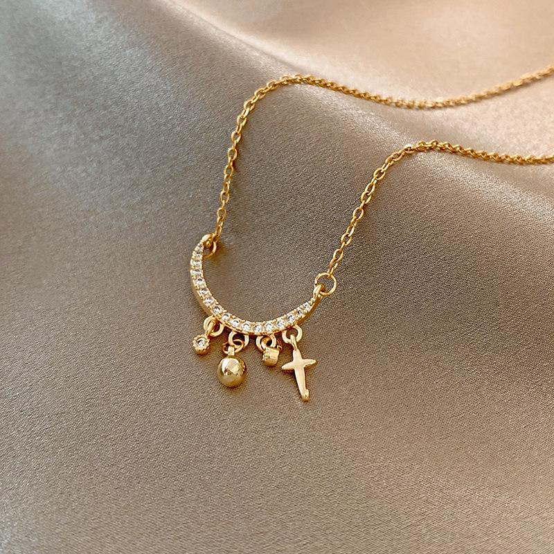 Cadena Para Mujer 18k Gold Plated Butterfly Heart Shaped Clover Custom Women's Necklace Stainless Steel Jewelry Necklace
