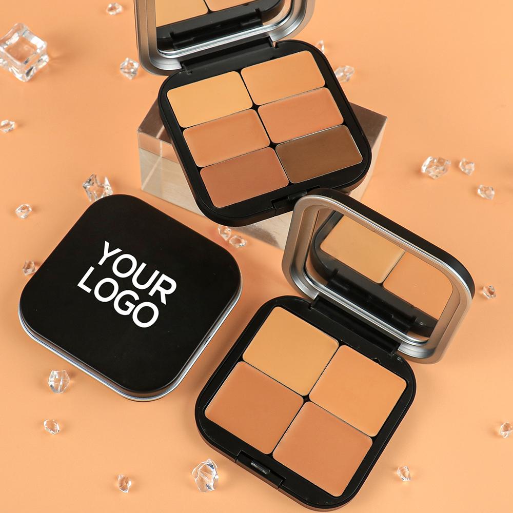 6 Color Matte Waterproof Concealer Palette Private Label Full Cover Concealer OEM