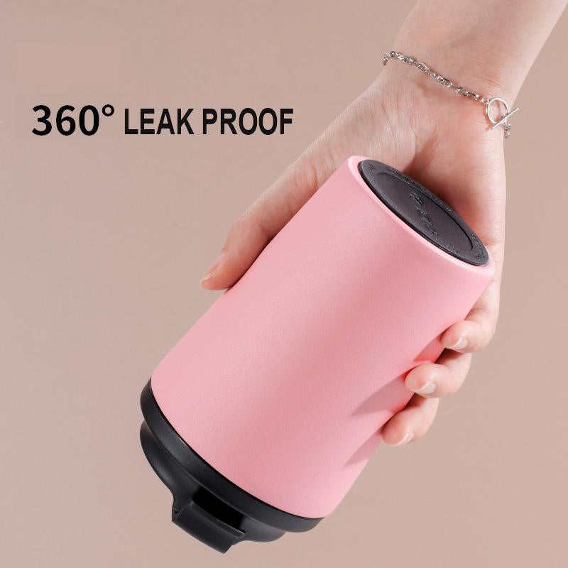 Portable 8 Oz And 12 Oz Stainless Steel Coffee Cup Double Wall Insulated Tumbler Coffee Tea Cup With Flap