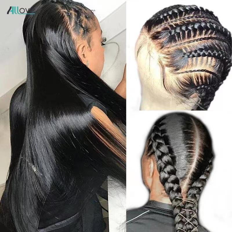 Wig factory wholesale 100% human hair braid hair full lace hand woven human hair wig set
