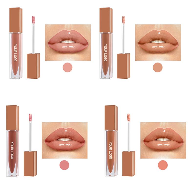 Wholesale Lip Lustre Custom Logo Private Label High Pigment Lip Gloss Lasting Makeup Lip Gloss