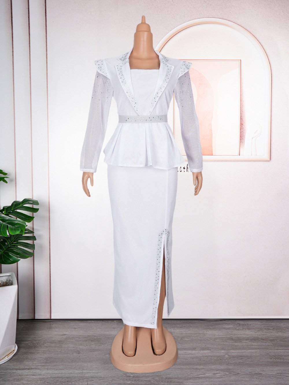 Women's Party Dress Turkish Wedding Evening Dress Sexy Tight Maxi Dress African Clothing Muslim 2025