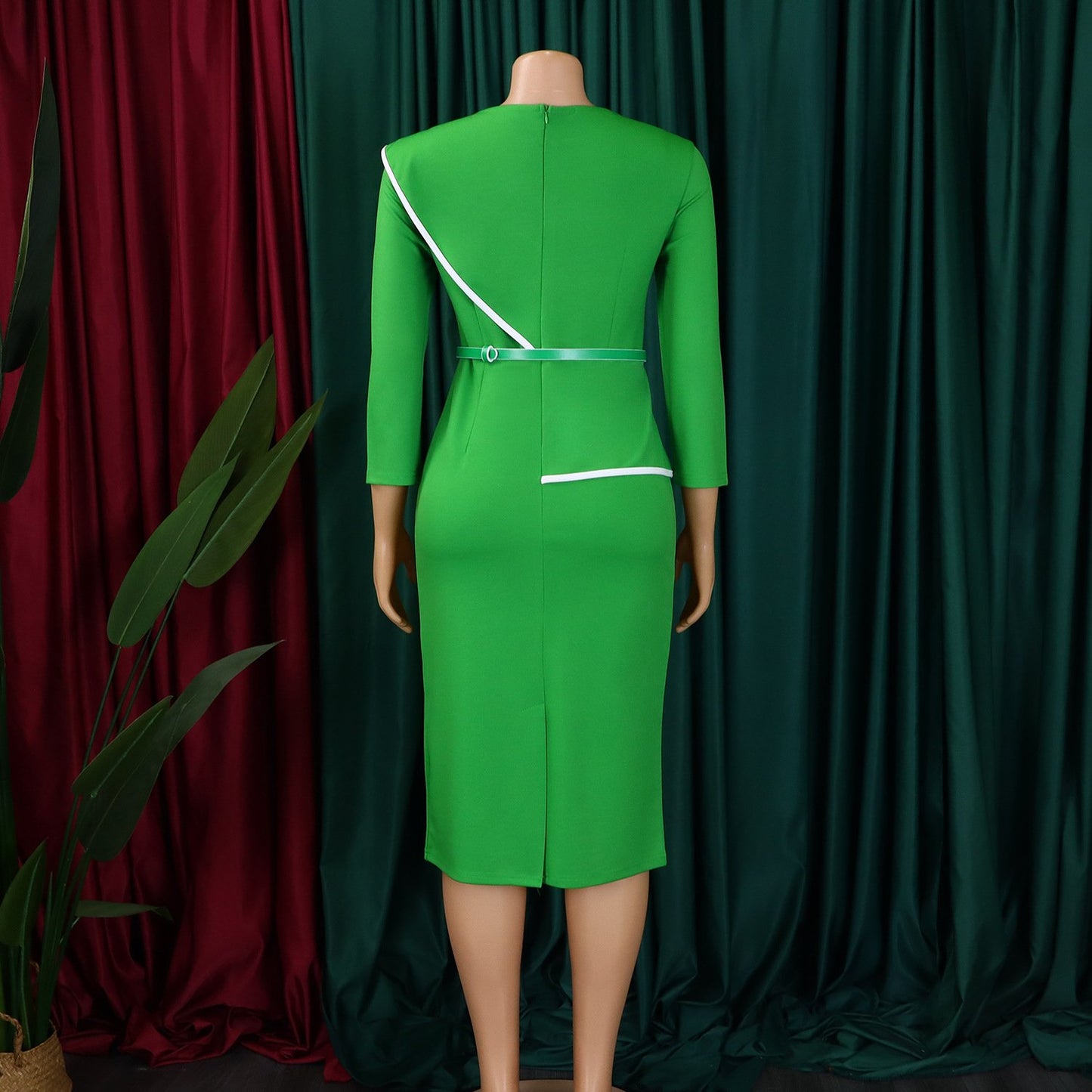 2025 Latest Design Spring Women's Casual Elegant O Collar Long Sleeve Office Women's African Women's Clothing