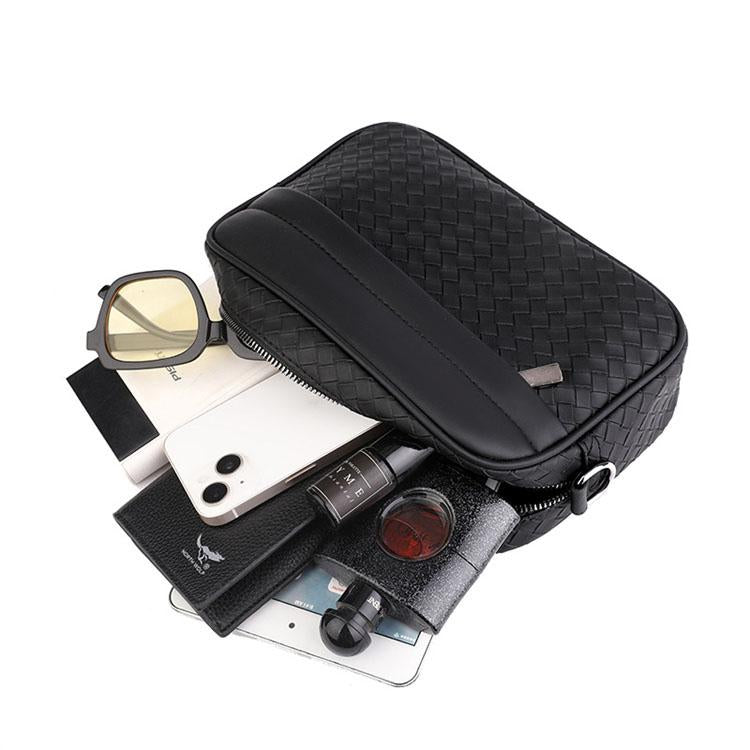 2024 Hot Sling Bag Travel Luxury Crossbody Bag Pu Leather Men Shoulder Bag